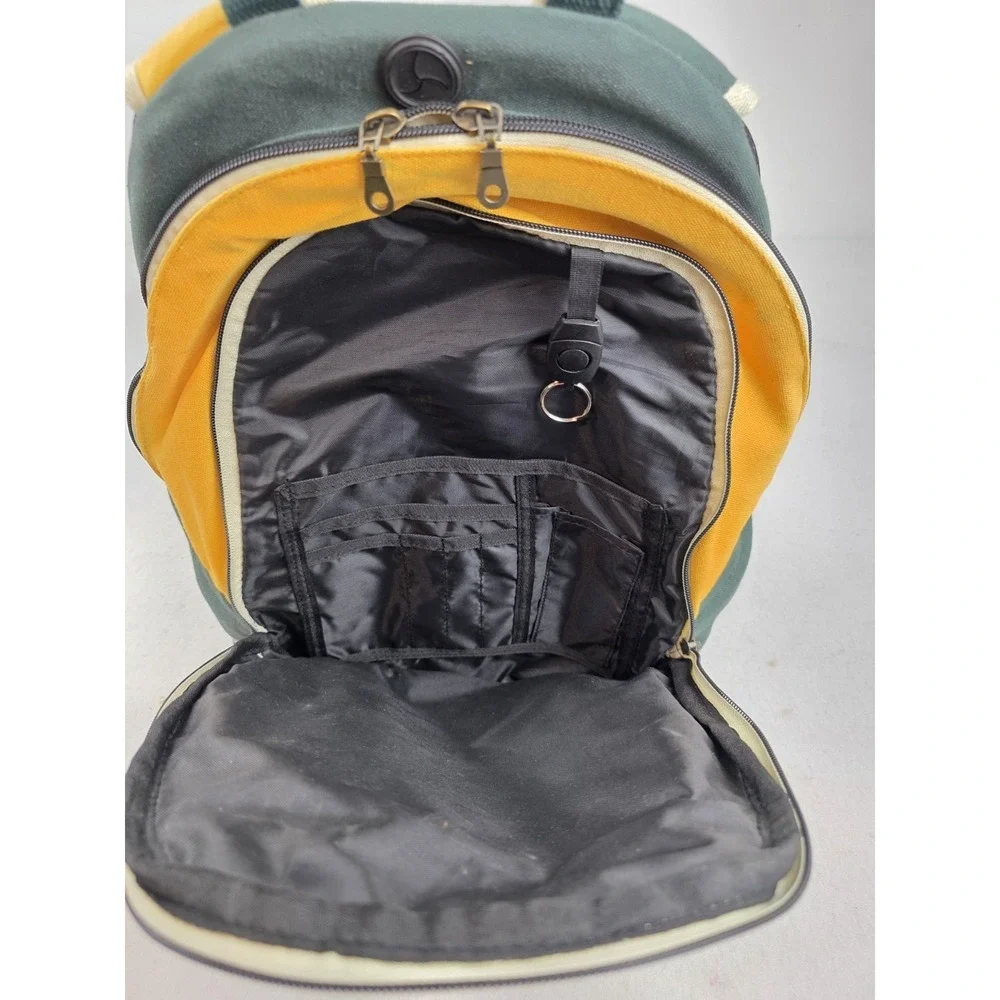 Green Bay Packers Historical Retro Embroidered Logos Super Bowl Patch Backpack‎